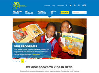 Charity Web Design Design Example