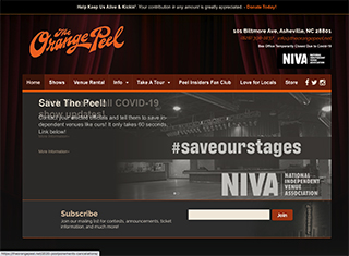 Night Club Web Design Design Example