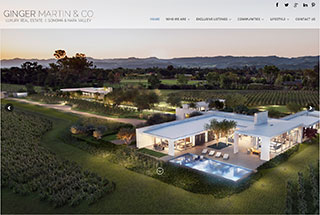 Real Estate Web Design Design Example