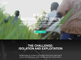 Charity Web Design Design Example