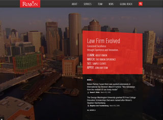 Lawyer Web Design Design Example