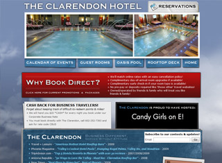 Hotel Web Design Design Example