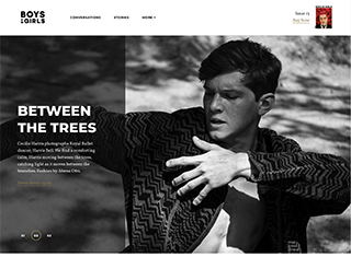 Photography Web Design Design Example