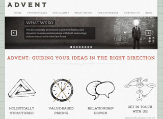 Lawyer Web Design Design Example