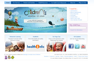 Medical Web Design Design Example