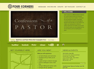 Religious Web Design Design Example