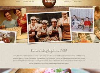 Restaurant Web Design Design Example