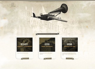 Music Web Design Design Example