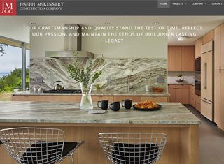 Contractor Web Design Design Example