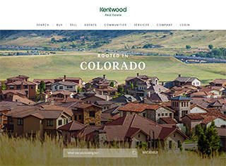 Real Estate Web Design Design Example