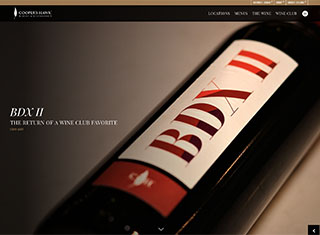 Restaurant Web Design Design Example