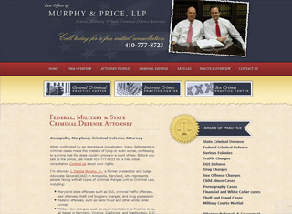 Lawyer Web Design Design Example