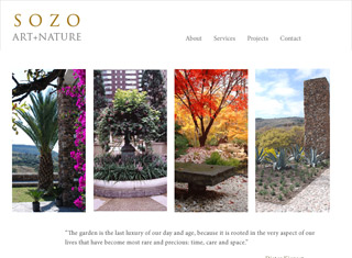 Landscaping Web Design Design Example