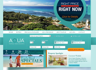 Hotel Web Design Design Example