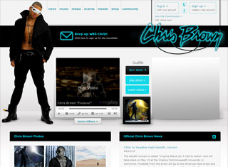 Music Web Design Design Example