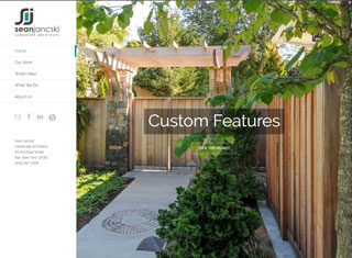 Landscaping Web Design Design Example