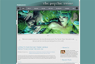 Paranormal Web Design Design Example