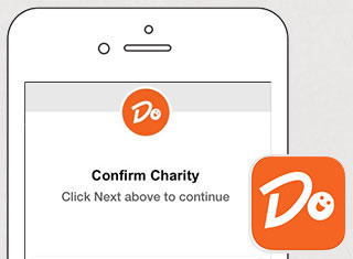 Charity App Development Design Example