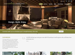 Landscaping Web Design Design Example