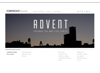 Religious Web Design Design Example