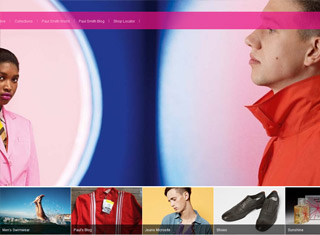 Fashion Web Design Design Example