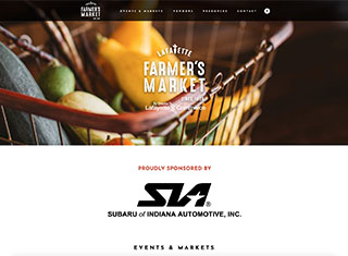 Agriculture Web Design Design Example