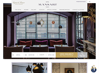 Hotel Web Design Design Example