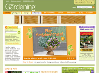 Landscaping Web Design Design Example