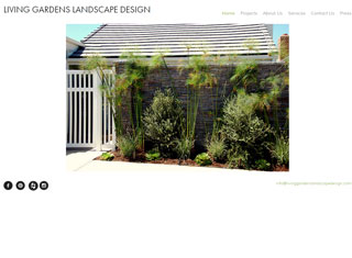 Landscaping Web Design Design Example