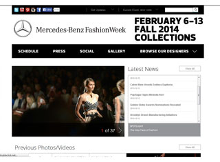 Fashion Web Design Design Example