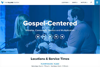 Religious Web Design Design Example