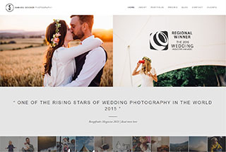 Photography Web Design Design Example