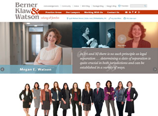 Lawyer Web Design Design Example