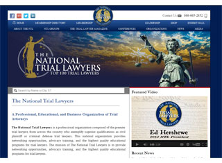 Lawyer Web Design Design Example