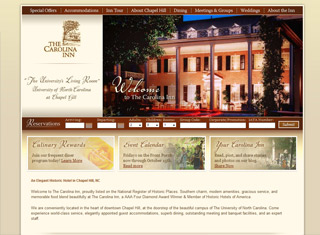 Hotel Web Design Design Example