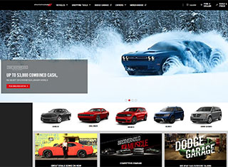 Auto Web Design Design Example