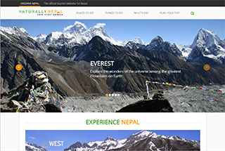 Travel Web Design Design Example