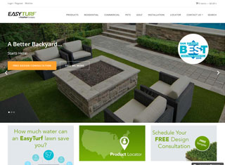 Landscaping Web Design Design Example