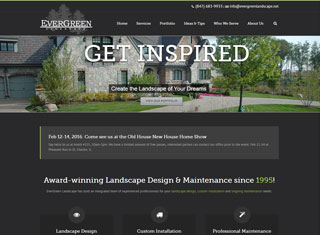 Landscaping Web Design Design Example