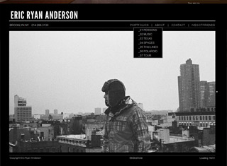 Photography Web Design Design Example