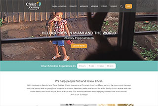 Religious Web Design Design Example