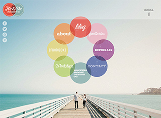 Photography Web Design Design Example