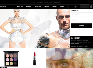 Fashion Web Design Design Example