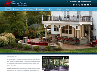 Landscaping Web Design Design Example