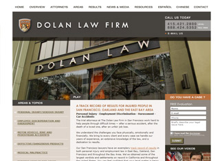 Lawyer Web Design Design Example