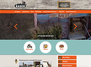 Agriculture Web Design Design Example