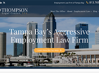 Lawyer Web Design Design Example