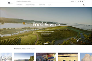 Travel Web Design Design Example