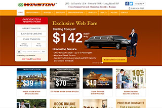 Transportation Web Design Design Example