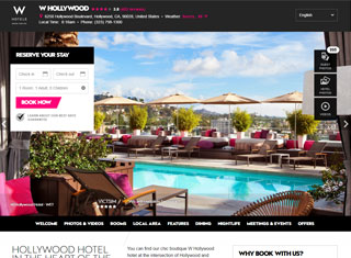 Hotel Web Design Design Example